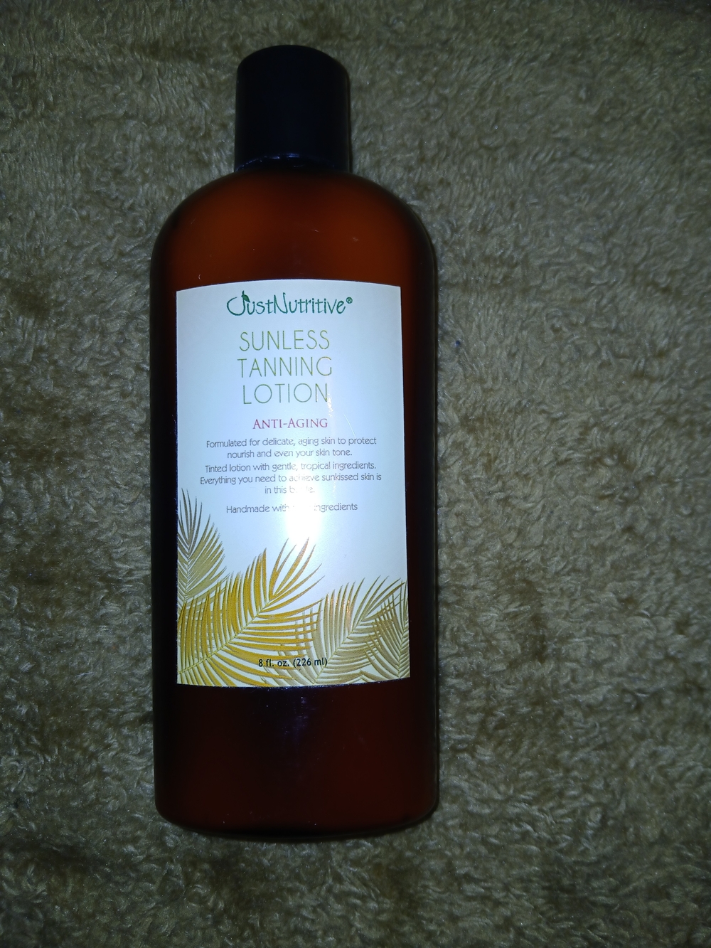 Sunless Tanning Lotion — Brown